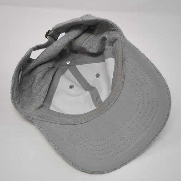 Unbranded Slideback Baseball Cap Gray One Size Adjustable Vented Holes Blank - Picture 7 of 9